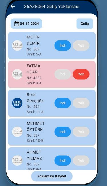 Okulsis Servis Yoklama
